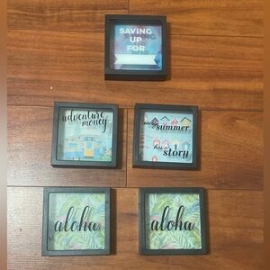 Saving for a vacation Hawaiian themed piggy banks